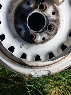 Rims steelies ,white R1000 negotiable. only 2