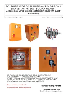 Motor control panels