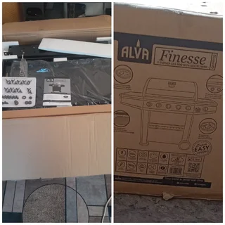 Brand new Alva Gas Braai with side burner