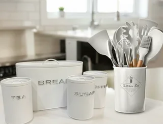 Bread bin and Silicone Cooking Spoon Set-R550