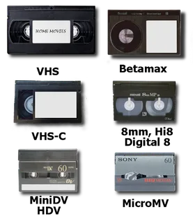 Convert all video formats to Digital. Vhs, Vhs C, 8mm,16mm and MiniDV