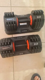 25kg Adjustable dumbbells pair