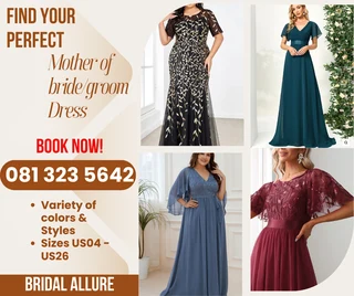 Mother of bride/groom dresses at Bridal Allure