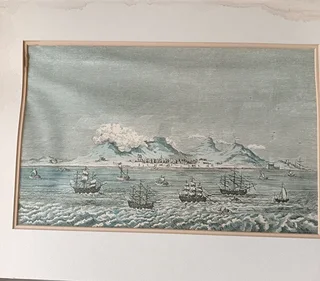 Painting of Capetown in the 1900