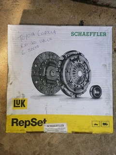 Clutch kit for Toyota Corolla Rxi 6speed for sale. R800. Like brand new. Perfect condition.