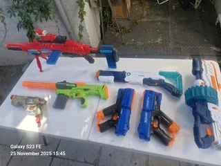 Nerf gun collection