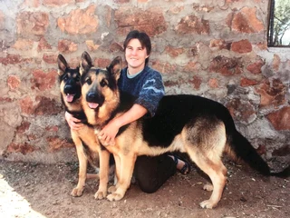 Olderhill GSD (German Shepherd Dog) white and black and tan puppies