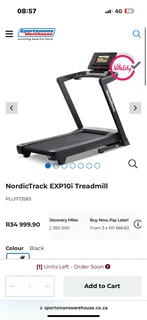 Nordic Track EXP10i Treadmill