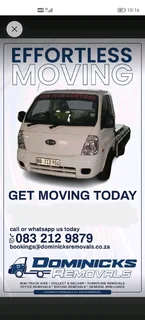Bakkie for hire with driver ,transport collect and deliver , furniture and junk removals , garden ,
