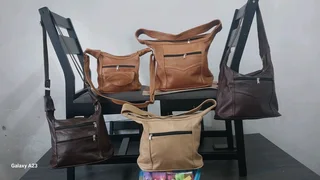 Leather ladies handbags small and big