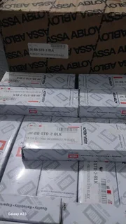 Door Hinges.  Heavy duty.  Ball bearings.  Black and silver.  100mm x 75mm x3mm