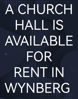 A Church Hall For Rent