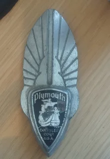 Plymouth Chrystler Bonnet Badge