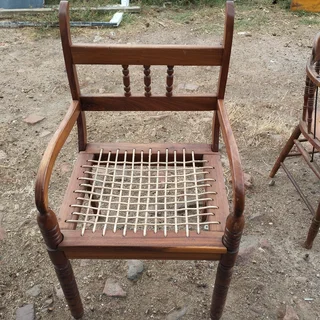 Vintage Riempies Arm Chair