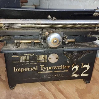Antique Imperial Typewriter (ex Cape Times)