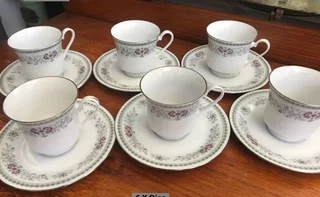 Vintage Porcelain x 6 Duos (Gardenia)