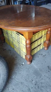 Vintage Oak Diningroom Table with Extensions