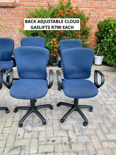 GEO CLOUD GAS LIFT HEIGHT ADJUSTABLE BACK ADJUSTABLE CHAIRS