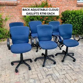 GEO CLOUD GAS LIFT HEIGHT ADJUSTABLE BACK ADJUSTABLE CHAIRS