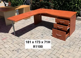 L SHAPE WORK STATION DESK