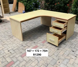 L SHAPE WORK STATION DESK