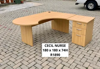 Excellent Quality Cecil Nurse L Shape Desk For Sale
