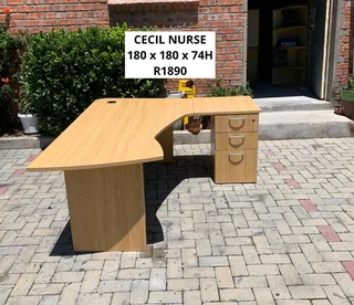 Exactly Quality Cecil Nurse L Shape Desk For Sale