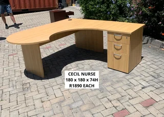 Excellent Quality Cecil Nurse L Shape Desk's For Sale