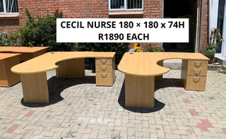 Excellent Quality Cecil Nurse L Shape Desks For Sale
