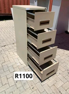4 DRAW METAL FILING STORAGE CABINET FOR SALE WITH HANGING FILE RALES