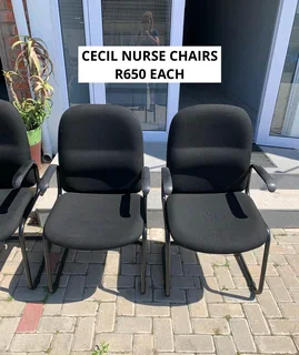 EXCELLENT QUALITY CECIL NURSE OFFICE CHAIRS FOR SALE