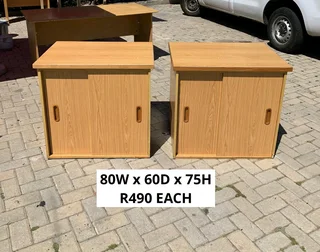 WORK STATION FILING STORAGE CABINETS