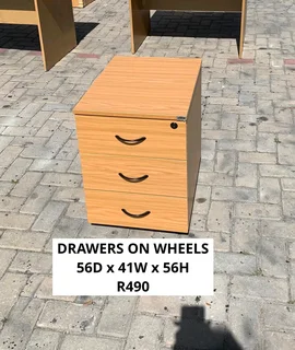 Draw Cabinet On Roller Wheels