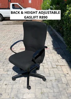 Gas Lift Height Adjustable Back Adjustable Chair
