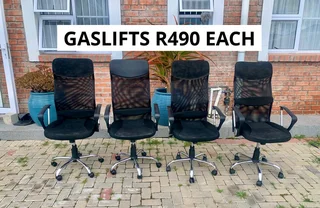 Gas Lift Height Adjustable Chairs For Sale