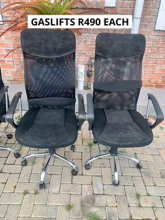GAS LIFT HEIGHT ADJUSTABLE CHAIRS FOR SALE