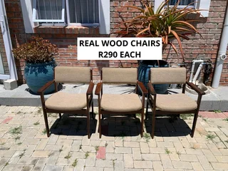 Real Wood Chairs