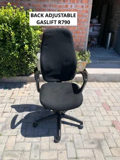 Gas Lift Height Adjustable Back Adjustable Chair