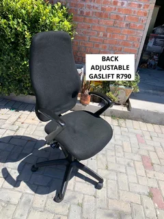GAS LIFT HEIGHT ADJUSTABLE BACK ADJUSTABLE CHAIR