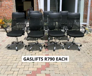 Gas Lift Height Adjustable Chairs For Sale