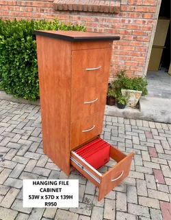 HANGING FILE STORAGE FILING CABINET FOR SALE