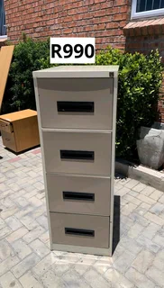 Metal 4 Draw Filing Storage Cabinet With Hanging File Rales