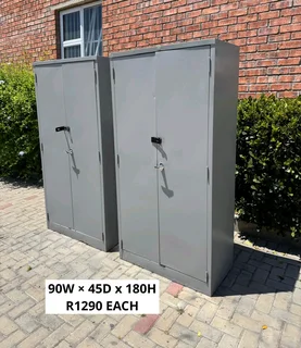 Lockable Metal Storage Cupboards For Sale