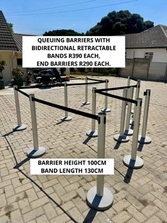 Retractable Queuing Barriers For Sale