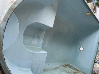 Fiberglass pool 4m x 3m