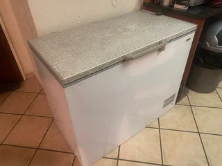 Deep freezer and double bed