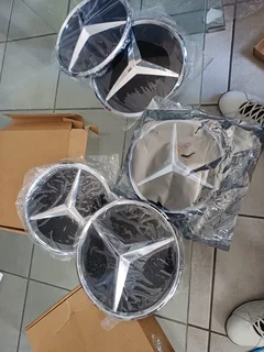 Mercedes benz glass badges