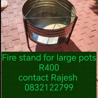 Fire stand for potjie or braaing