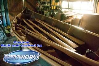 Bronze Oarlocks, American Ash Oars, Manila Puddings, Boat Covers, Seat cushions and more