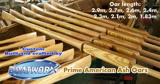 Bronze Oarlocks, American Ash Oars, Manila Puddings, Boat Covers, Seat cushions and more
